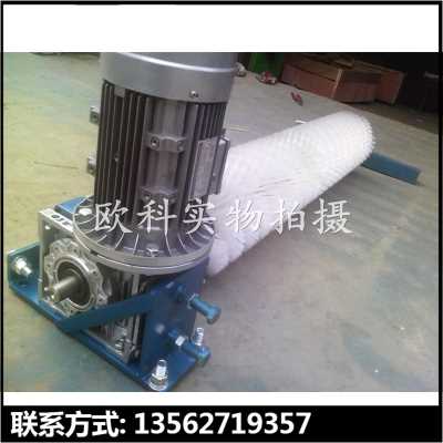 被动毛刷清扫器铁壳滚刷清扫器尼龙毛刷清扫器