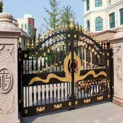 三门峡灵宝铝合金别墅大门铁艺围墙护栏精湛工艺