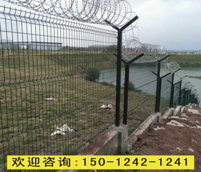 镀锌带隔离网厂家 中山浸塑钢丝网 框架钢丝网围栏