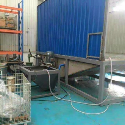 无尘操作防高温设备 自动循环磨料湿式喷砂房 泸州喷砂机厂家