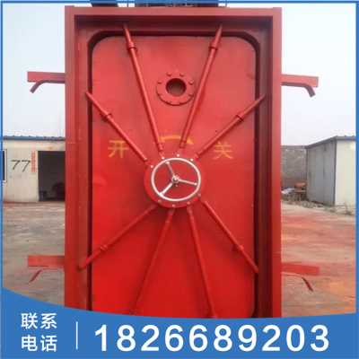 同步异向无压风门 钢质压力平衡风门 