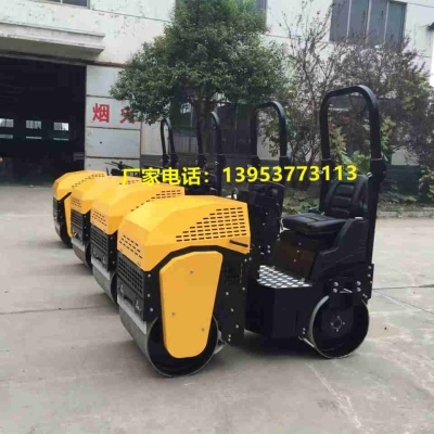 金尊方向盘式振动轧道机建筑工程回填土压面机公路沟槽震动式压土机