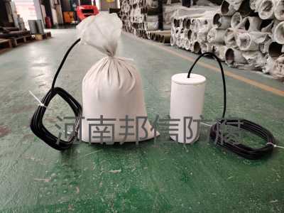 埋地长效硫酸铜参比电极 CUSO4硫酸铜参考电极 带填料带5米电缆线
