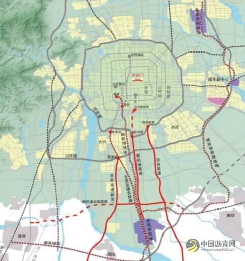 北京：大兴机场高速将北延至南四环（图） 中国沥青网，sinoasphalt.com