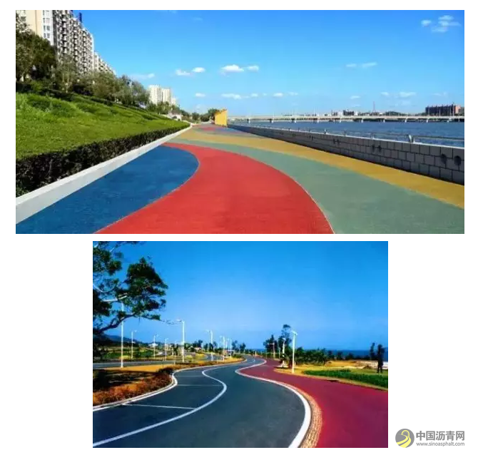 彩色沥青路面， 就要给你好看的一面 中国沥青网，sinoasphalt.com