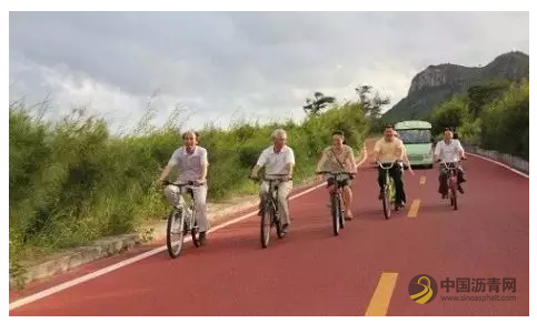彩色沥青路面， 就要给你好看的一面 中国沥青网，sinoasphalt.com