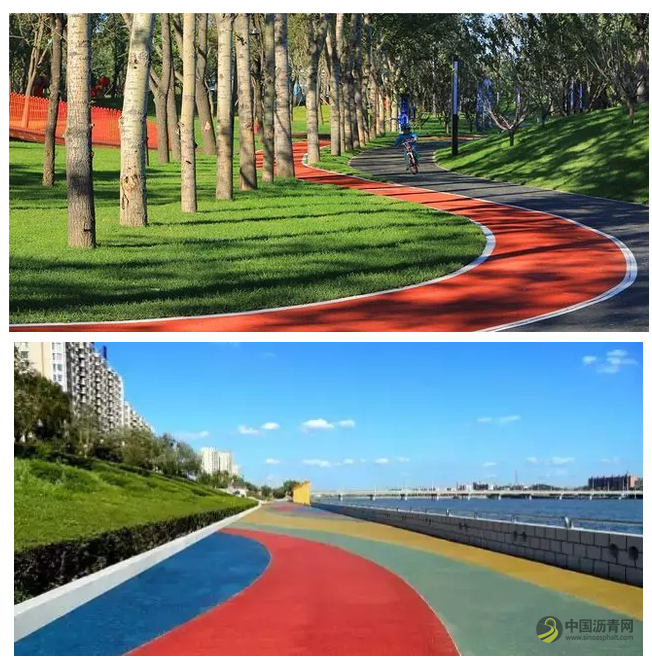 彩色沥青路面， 就要给你好看的一面 中国沥青网，sinoasphalt.com