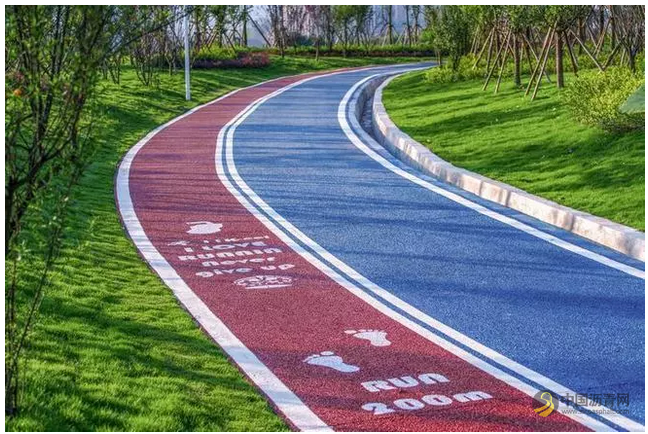 彩色沥青路面， 就要给你好看的一面 中国沥青网，sinoasphalt.com