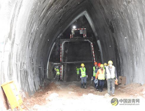 苏锡常南部高速公路邀贤山隧道首次爆破圆满完成 中国沥青网，sinoasphalt.com