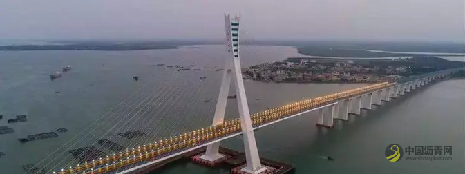 我国首座跨越地震活动断层跨海大桥正式通车 中国沥青网，sinoasphalt.com