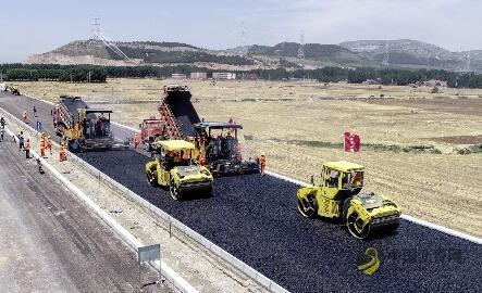 枣菏高速路面大面积摊铺启动 2020年建成后将“县县通高速” 沥青网，sinoasphalt.com