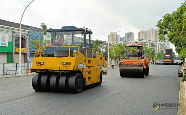 火热施工，“民心路”改造提速！ 沥青网，sinoasphalt.com