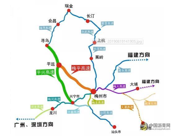 要通车啦！全长33.36公里！梅平高速预计本月底通车 沥青网，sinoasphalt.com