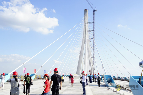 主跨超千米 沪通长江大桥预计明年6月通车 沥青网，sinoasphalt.com