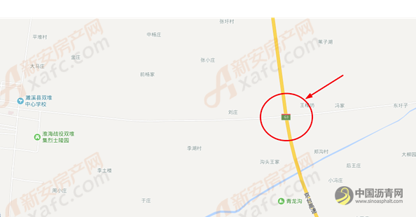 淮北双堆集将建一处高速公路出入口 总投资1.79亿 沥青网，sinoasphalt.com