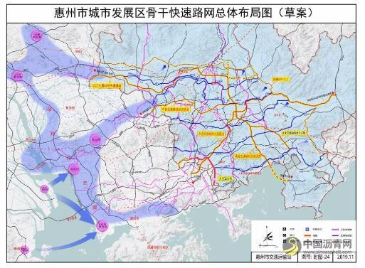 [广东]惠州打造“丰”字交通框架，布局是这样的 沥青网，sinoasphalt.com