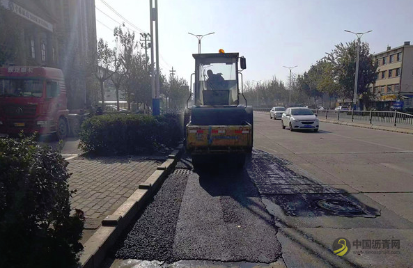 2019年度烟台市区市政道路热沥青维修工作落下帷幕 沥青网，sinoasphalt.com