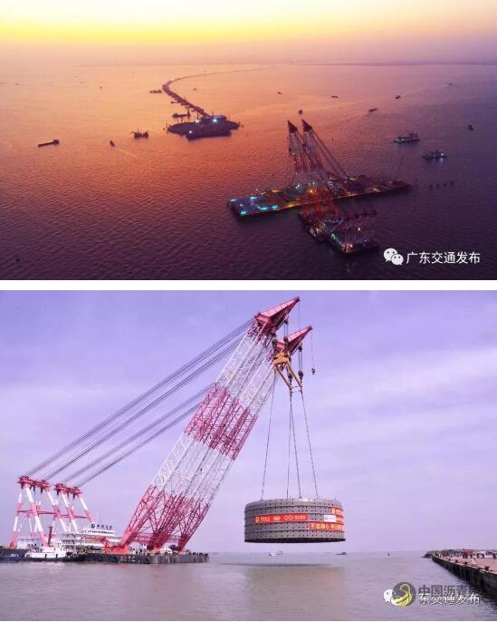 [广东]深中通道1800吨“钢铁巨人”扎根伶仃洋 沥青网，sinoasphalt.com