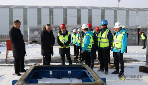 [青海]毛占彪厅长调研指导西互高速公路建设 沥青网，sinoasphalt.com