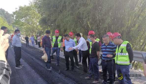 105国道江西南康段路面热再生养护工程进展顺利 沥青网，sinoasphalt.com