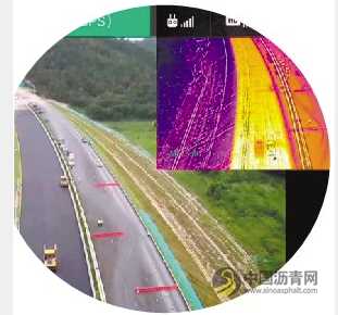 无人机“智能之眼”助力紫惠高速沥青摊铺 沥青网，sinoasphalt.com