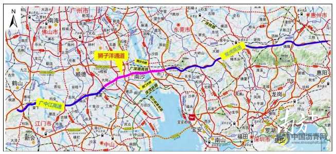 狮子洋通道今年底前启动建设 沥青网，sinoasphalt.com