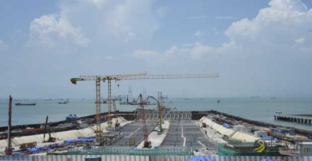 深中通道东人工岛岛上隧道施工全面铺开 沥青网，sinoasphalt.com