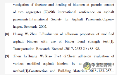 不同掺量SBS改性沥青的粘附与愈合性能研究 沥青网，sinoasphalt.com