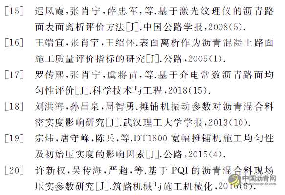 沥青路面压实过程均匀性评价与影响因素分析 沥青网，sinoasphalt.com