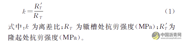 沥青混合料抗剪性能与细观损伤关系模型研究 沥青网，sinoasphalt.com