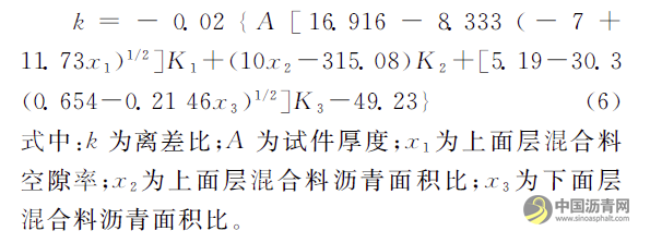 沥青混合料抗剪性能与细观损伤关系模型研究 沥青网，sinoasphalt.com