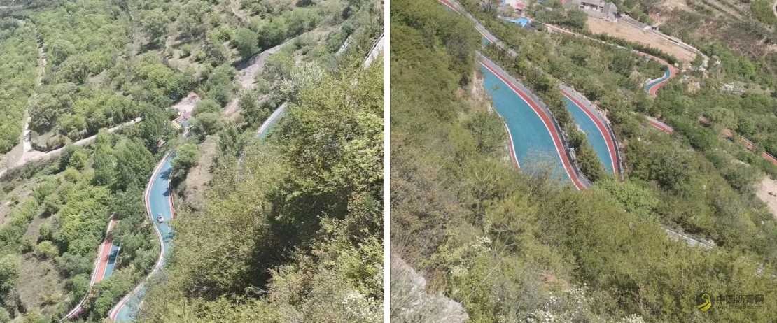 山西太原市万柏林景区工程项目顺利完工彩色沥青 沥青网，sinoasphalt.com