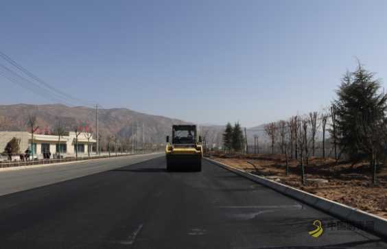 漳县北滨河路建设项目施工任务完成过半 沥青网,sinoasphalt.com