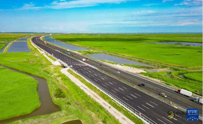 京哈高速公路改扩建工程盘锦段主线贯通 沥青网,sinoasphalt.com
